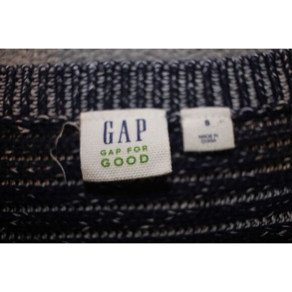 Gap Women's Navy/White Knitted Sweater - Size Small - Picture 3 of 7